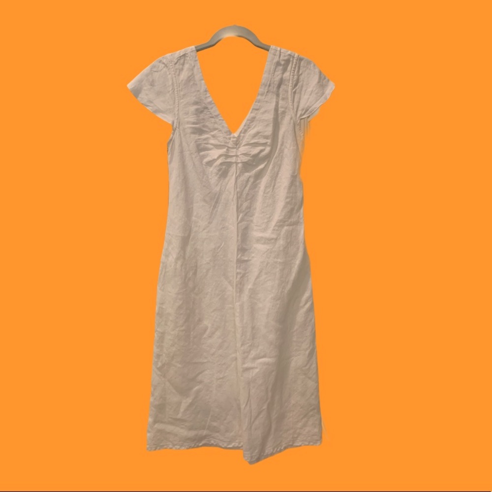 Cut loose pure linen dress
